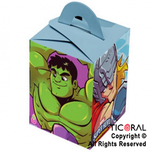 SUPER HEROES CAJA SORPRESA x 6